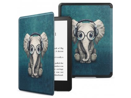 Pouzdro na Kindle 11 (2022) - Tech-Protect, SmartCase Happy Elephant