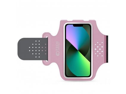 Sportovní pouzdro na mobil - Tech-Protect, M1 Universal Sport Armband Pink