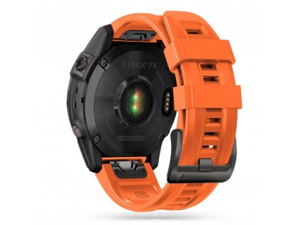 Řemínek pro Garmin Fenix 5 / 6 / 6 PRO / 7 - Tech-Protect, Iconband Orange