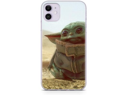 Ochranný kryt pro iPhone 11 - Star Wars, Baby Yoda 003