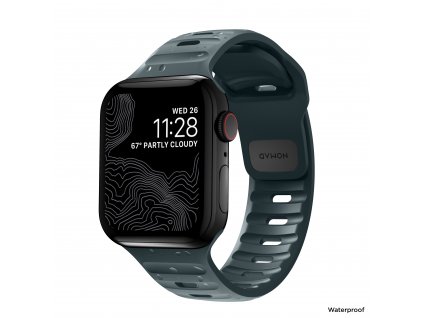 Řemínek pro Apple Watch 42mm / 44mm / 45mm / 49mm - Nomad, Sport Strap Blue