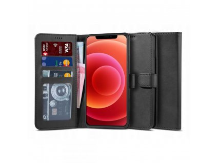Pouzdro pro iPhone 12 mini - Tech-Protect, Wallet 2 Black