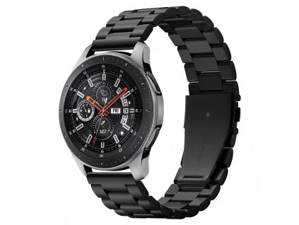 Kovový řemínek pro Samsung Galaxy Watch 45mm / 46mm - Spigen, Modern Fit Black