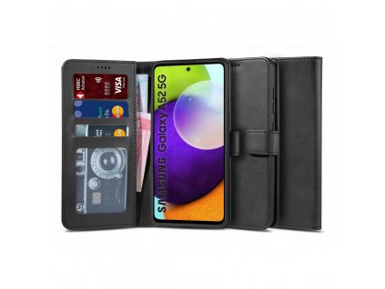 Ochranné pouzdro pro Samsung Galaxy A52 / A52S - Tech-Protect, Wallet 2 Black