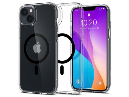 Ochranný kryt pro iPhone 14 - Spigen, Ultra Hybrid Mag Black