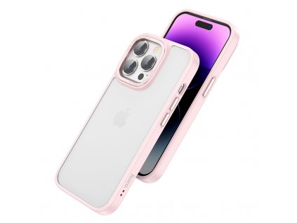 Ochranný kryt pro iPhone 14 PLUS - Hoco, GoldenShield Pink