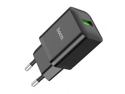 Rychlá USB-A nabíječka do sítě - Hoco, N26 Maxim QC3.0 Black