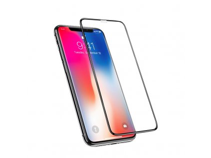 Ochranné tvrzené sklo pro iPhone XR / 11 - Hoco, A12 Nano 3D Black