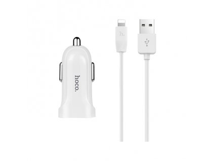 Auto-nabíječka pro iPhone - Hoco, Z2 Single 1.5A + kabel Lightning