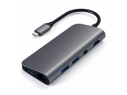 Redukce / adaptér - Satechi, USB-C Multimedia Adapter Gray