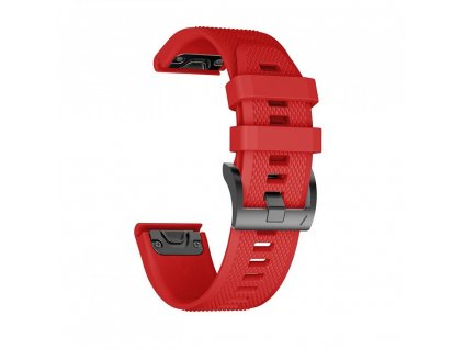 Řemínek pro Garmin Fenix 3 / 5X / 3HR / 5X PLUS / 6X / 6X PRO / 7X - Tech-Protect, Smooth Red