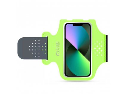 Sportovní pouzdro na mobil - Tech-Protect, M1 Universal Sport Armband Lime