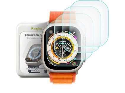Ochranné tvrzené sklo pro Apple Watch 49mm - Ringke, ID FC (4ks)
