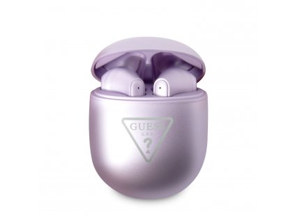 Bezdrátová sluchátka - Guess, Triangle Logo Purple