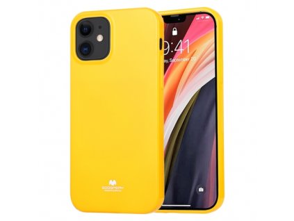 Ochranný kryt pro iPhone 12 mini - Mercury, Jelly Yellow