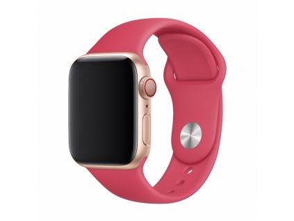 Řemínek pro Apple Watch 38mm / 40mm / 41mm - Devia, Sport Red