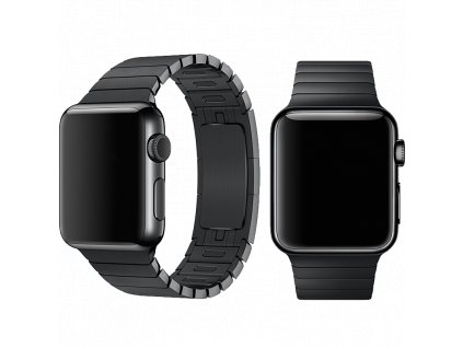 Řemínek pro Apple Watch 42mm / 44mm / 45mm / 49mm - Devia, LinkBracelet Black