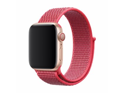 Řemínek pro Apple Watch 38mm / 40mm / 41mm - Devia, Sport3 Hibiscus