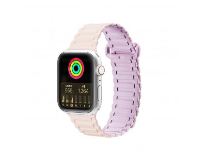 Řemínek pro Apple Watch 42mm / 44mm / 45mm / 49mm - DuxDucis, Armor Pink/Purple