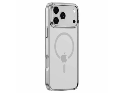Devia Glimmer Magnetic Series obal pro iPhone 17 Pro Max Stříbrná