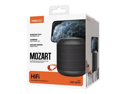 Bezdrátový reproduktor Recci RSK-W09 Mozart Černá