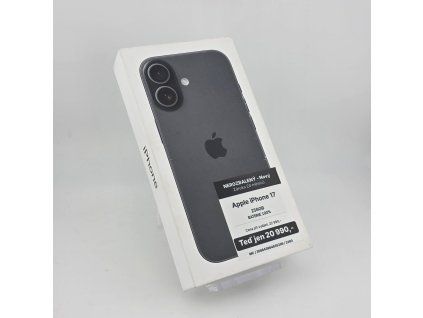 Apple iPhone 17 256GB - černá  Nerozbalený