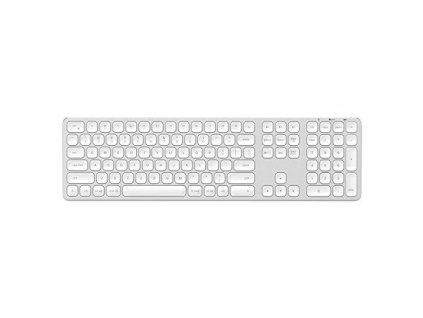 Bezdrátová klávesnice pro Mac - Satechi, Aluminum Wireless Keyboard Silver