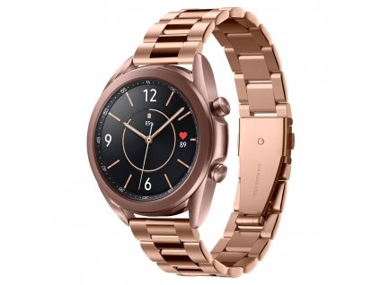 Kovový řemínek pro Samsung Galaxy Watch 40mm / 41mm / 42mm / 44mm / 46mm - Spigen, Modern Fit Rose