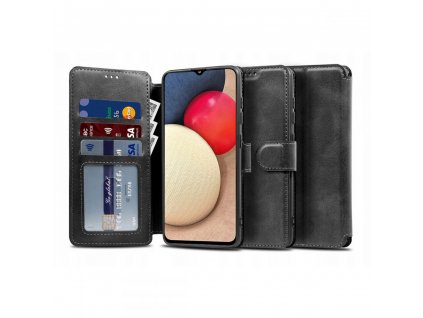 Ochranné pouzdro pro Samsung Galaxy A02S - Tech-Protect, Wallet 2 Black