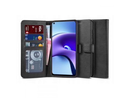 Ochranné pouzdro pro Xiaomi Redmi Note 9T 5G - Tech-Protect, Wallet 2 Black