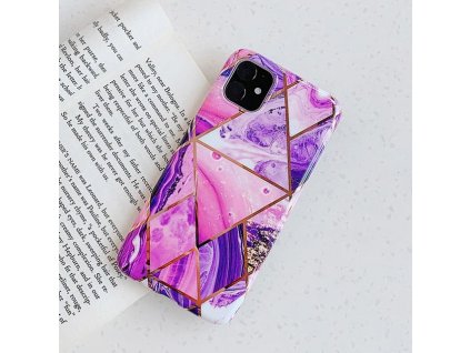 Ochranný kryt pro iPhone 11 - Geometric Purple