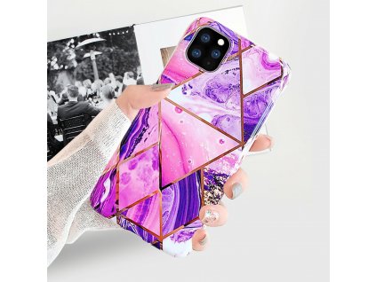 Ochranný kryt pro iPhone 11 Pro - Geometric Purple