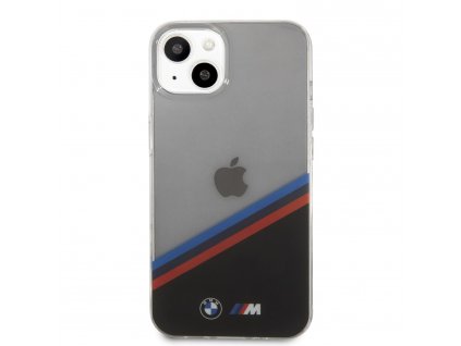 Ochranný kryt pro iPhone 13 - BMW, Tricolor Stripes Transparent
