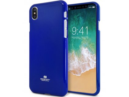 Ochranný kryt pro iPhone XS / X - Mercury, Jelly Case Blue