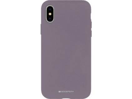 Ochranný kryt pro iPhone XS / X - Mercury, Silicone Purple