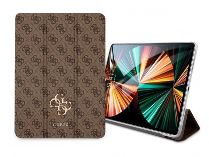Pouzdro / kryt pro iPad Pro 12.9 (2020/2021) - Guess, 4G Folio Brown