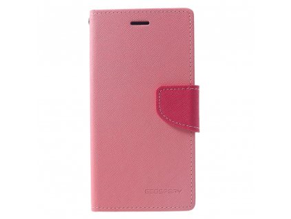 Pouzdro / kryt pro iPhone XR - Mercury, Fancy Diary Pink/HotPink