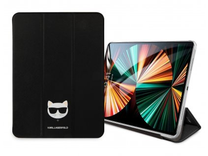Pouzdro pro iPad Pro 12.9 (2020/2021) - Karl Lagerfeld, Choupette Head Black