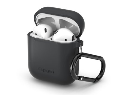 Pouzdro pro sluchátka AirPods - Spigen, AirPods Case Charcoal