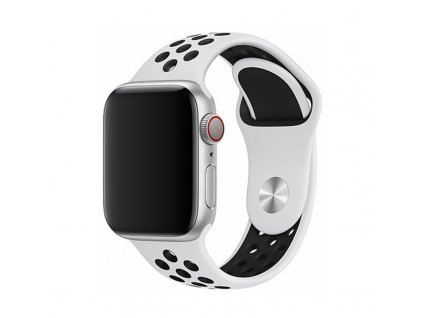 Řemínek pro Apple Watch 38mm / 40mm - Devia, Sport2 White