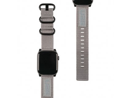 Řemínek pro Apple Watch 38mm / 40mm / 41mm - UAG, Nato Strap Grey