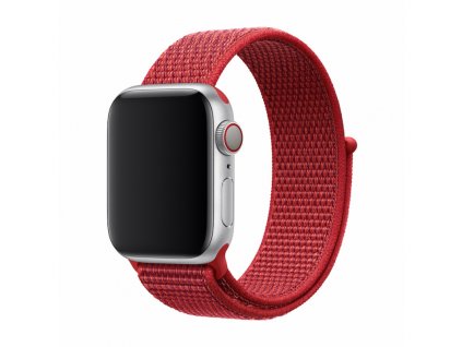 Řemínek pro Apple Watch 42mm / 44mm / 45mm / 49mm - Devia, Sport3 Red