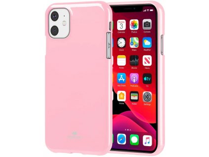 Ochranný kryt pro iPhone 11 - Mercury, Jelly Pink