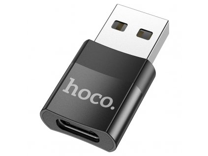 Redukce USB-A to USB-C - Hoco, UA17 Black
