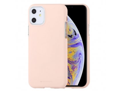 Ochranný kryt pro iPhone 11 - Mercury, Soft Feeling Pink Sand