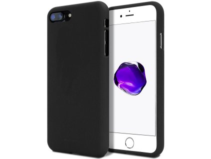 Ochranný kryt pro iPhone 7 PLUS / 8 PLUS - Mercury, Soft Feeling Black