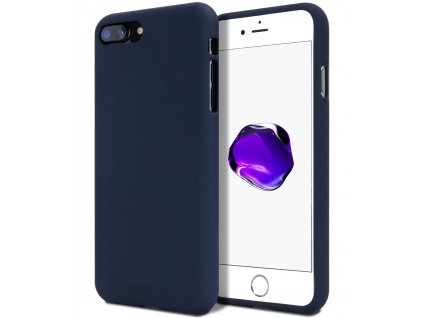 Ochranný kryt pro iPhone 7 PLUS / 8 PLUS - Mercury, Soft Feeling Midnight Blue