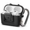 Pouzdro na sluchátka AirPods Pro - Spigen, Lock Fit Black