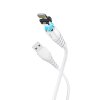 Magnetický kabel USB-A/Lightning pro iPhone a iPad - Hoco, X63 Racer White