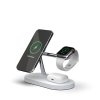 Bezdrátová rychlá nabíječka pro iPhone 12 / 13 / 14, AirPods a Apple Watch - Tech-Protect, A12 MagSafe Wireless Charger White